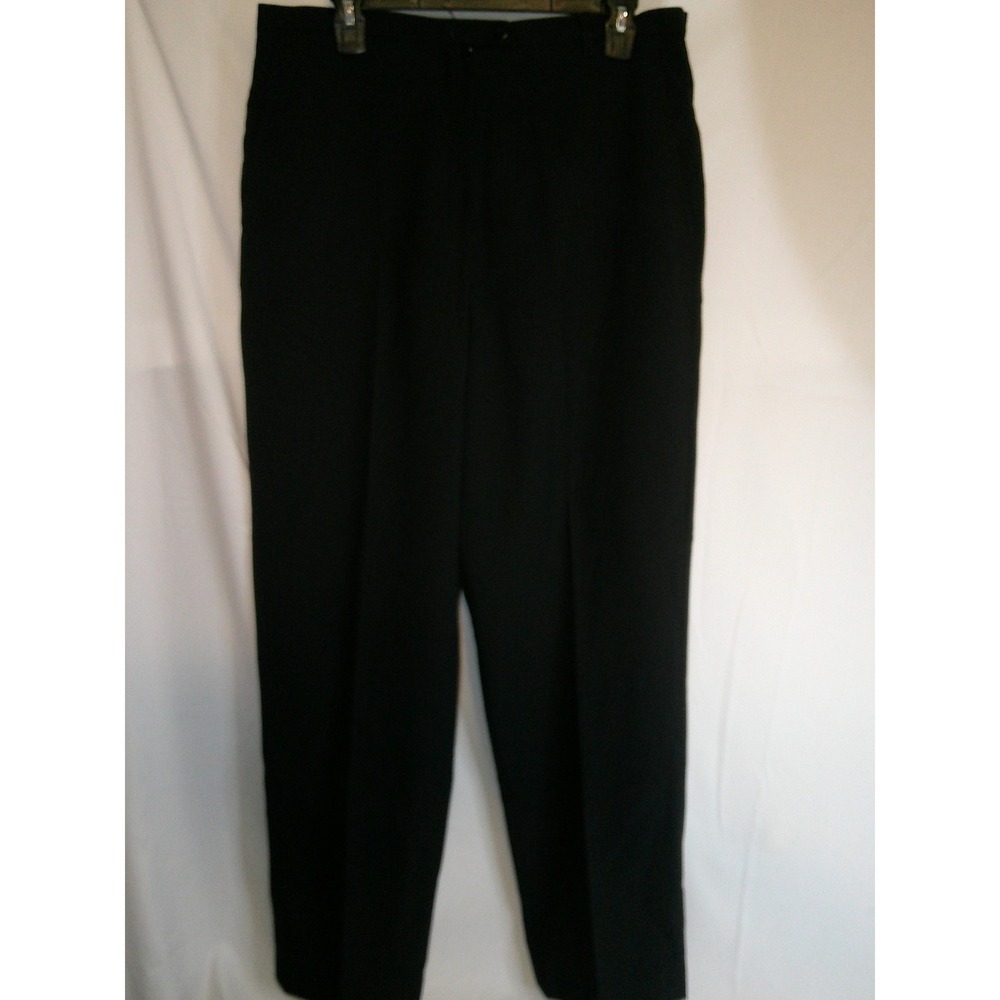 Larry‎ Levine Classics Women Black Dress Pants Size 16 Polyester Lined